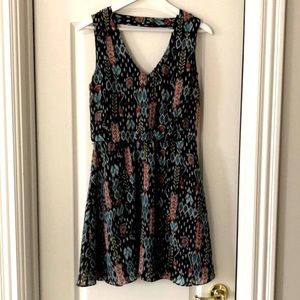 Bison Bisou Michelle Bohbot Print Dress